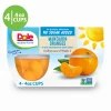 Dole Mandarin Oranges No Sugar Added Cups - 4-4 Oz