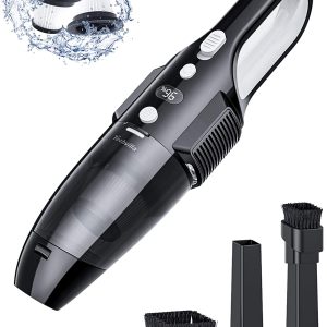 Handheld Vacuum, Cordless Car Vacuum Cleaner with 6KPa Strong Suction and 120W High Power