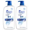 Head & Shoulders 2-in-1 Classic Clean Anti-Dandruff Shampoo & Conditioner Twin Pack, Paraben-Free, Color-Safe, Fresh Scent, 32.1 Fl Oz (Set of 2)