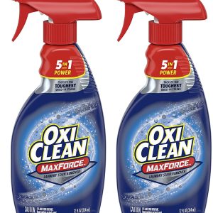 OxiClean Max Force 5 in 1 Power Laundry Stain Remover Spray, 12 oz - 2 PK