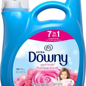 Downy Fabric Softener Liquid, Cool Cotton Scent, 140 fl oz, 190 Loads