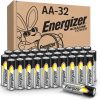 Energizer AA Batteries, Alkaline Power Double A Battery Alkaline, 32 Count