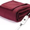 Sunbeam Royal Ultra Rodeen Blue Plaid Heated Personal Throw / Blanket, Cozy-Warm, Adjustable Heat Settings