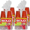 SOLO Cup Company Red Squared Plastic Party, 18 Ounce, 200 Count