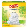 Glad Protection Series Force Flex Drawstring Gain Original Odor Shield 13 Gallon 1/110ct