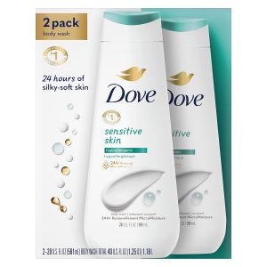 Dove Hypoallergenic Body Wash To Moisturize Sensitive Skin Body Wash For Sensitive Skin Sulfate And Paraben Free 34oz